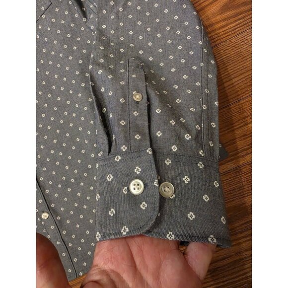 Penguin By Munsingwear Shirt Mens Sz XL Blue Chambray Heritage Slim Fit EUC - Picture 4 of 9